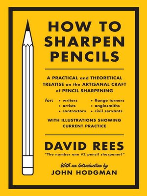 cover image of How to Sharpen Pencils